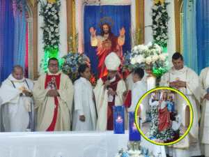 CHEJENDÉ CELEBRÓ A SU PATRONA LA VIRGEN DE LA CANDELARIA CON EUCARISTÍA CELEBRADA POR MONS. RAMÓN APONTE